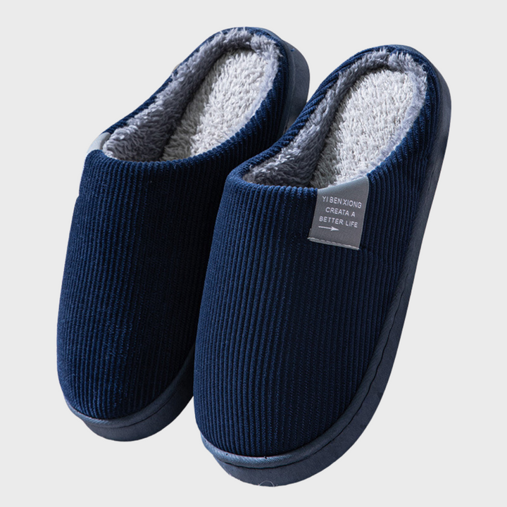 Men’s Slippers | Warm Winter Indoor Shoes | Non-Slip & Soft Comfort