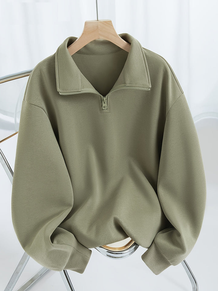 Men’s Casual Sweater | Lightweight & Breathable | Durable Half-Zip