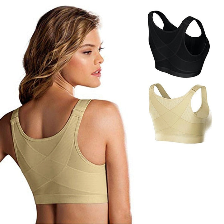 Posture Corrector Bra | Cross-Back Support | Shockproof & Breathable | Spandex Nylon