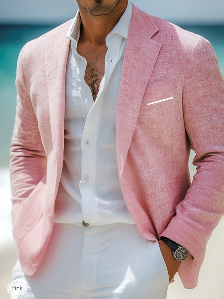 Men's Blazer | Polyester | Split Hem & Side Pockets | Casual to Formal