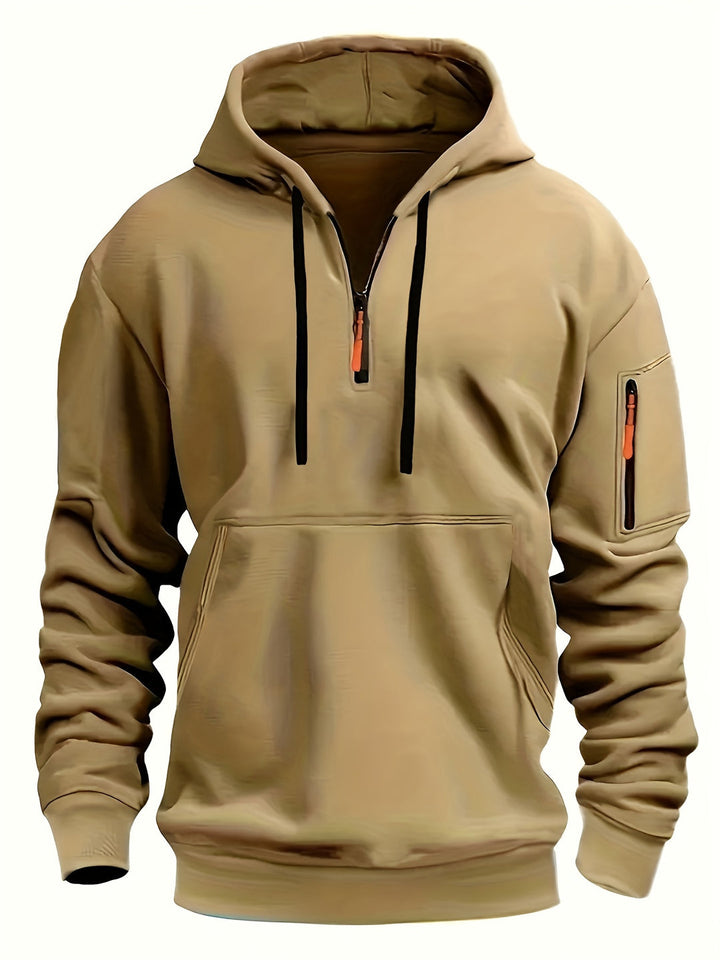 Men’s Hoodie | Warm Fleece | Minimalist Style | Polyester