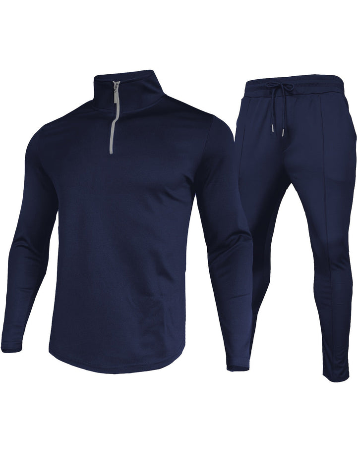 Men’s Tracksuit | 2-Piece Set with Zip & Drawstring | Sporty & Comfortable | Polyester