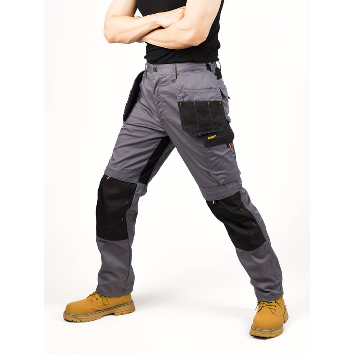 Men’s Cargo Trousers | Elastic Work Pants | Durable Mens Clothing