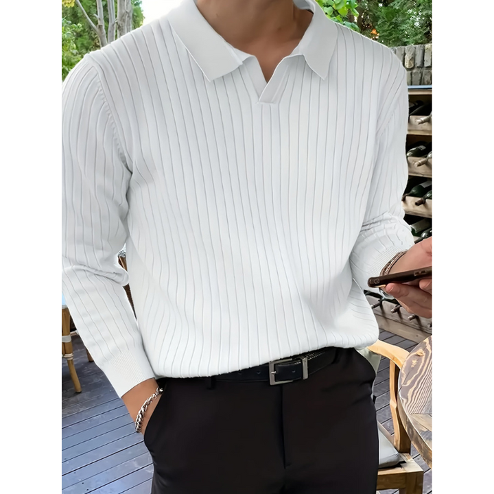 Men’s Shirt | Slim Fit | Ribbed Knit | Mens Clothing