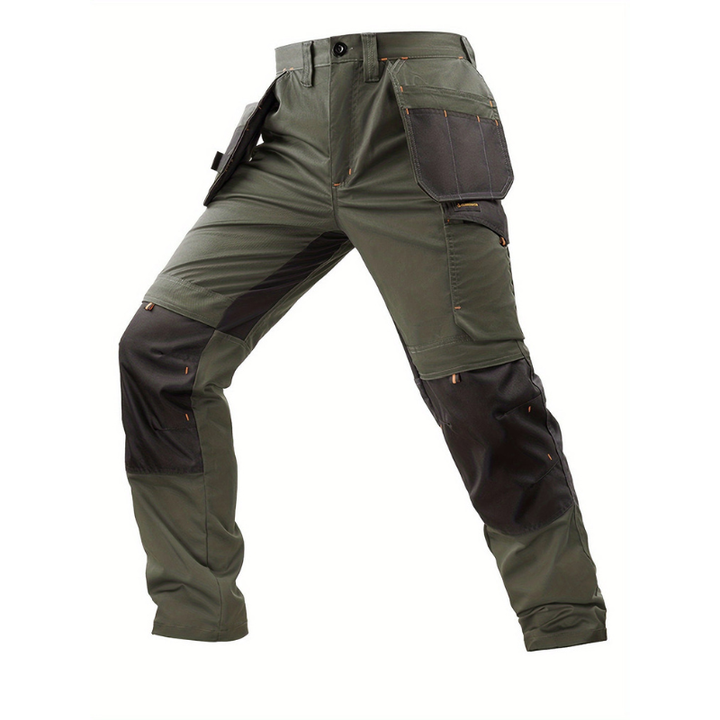 Men’s Cargo Trousers | Elastic Work Pants | Durable Mens Clothing
