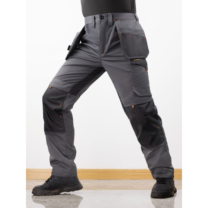 Men’s Cargo Trousers | Elastic Work Pants | Durable Mens Clothing
