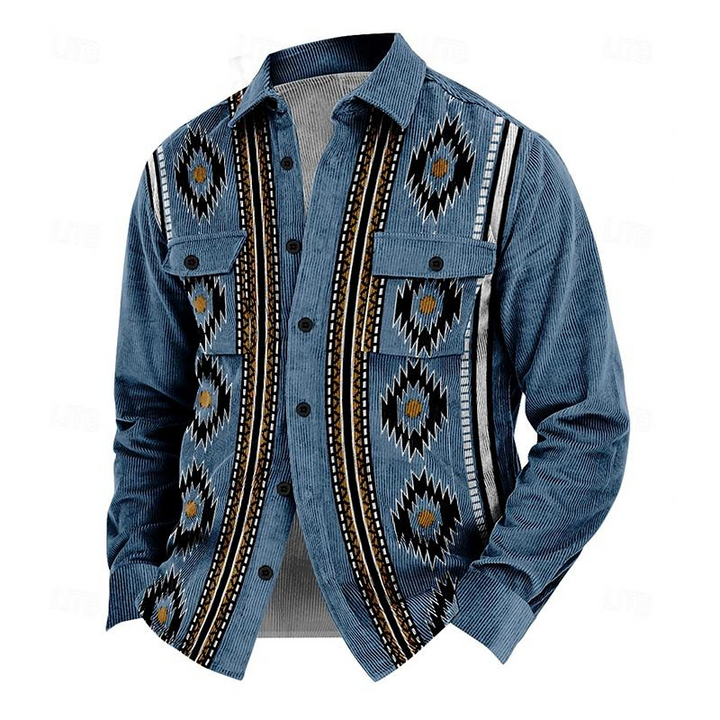 Men's winter Jacket | Casual Shirt Jacket | Colorblock Streetwear Look
