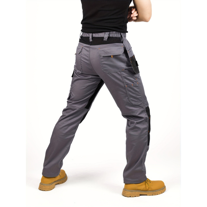 Men’s Cargo Trousers | Elastic Work Pants | Durable Mens Clothing