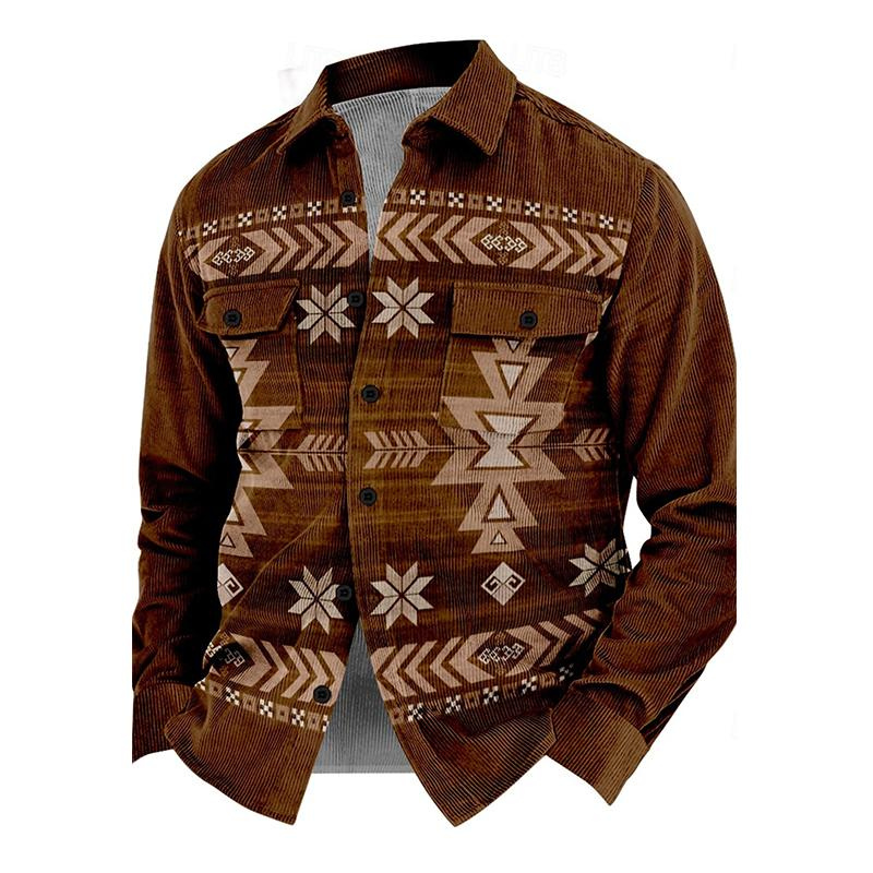 Men's winter Jacket | Casual Shirt Jacket | Colorblock Streetwear Look