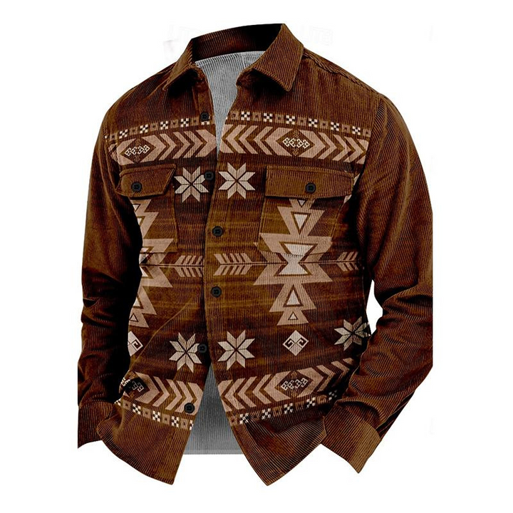 Men's winter Jacket | Casual Shirt Jacket | Colorblock Streetwear Look