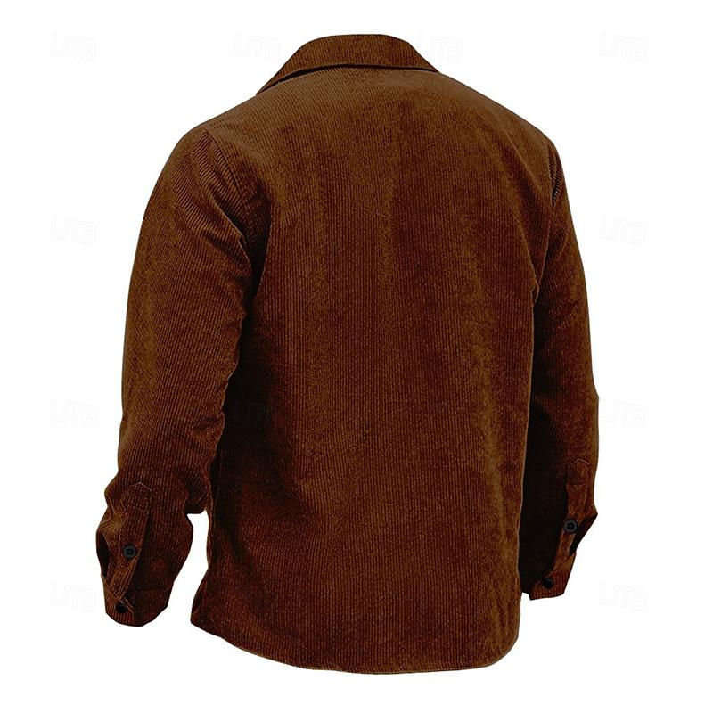 Men's winter Jacket | Casual Shirt Jacket | Colorblock Streetwear Look