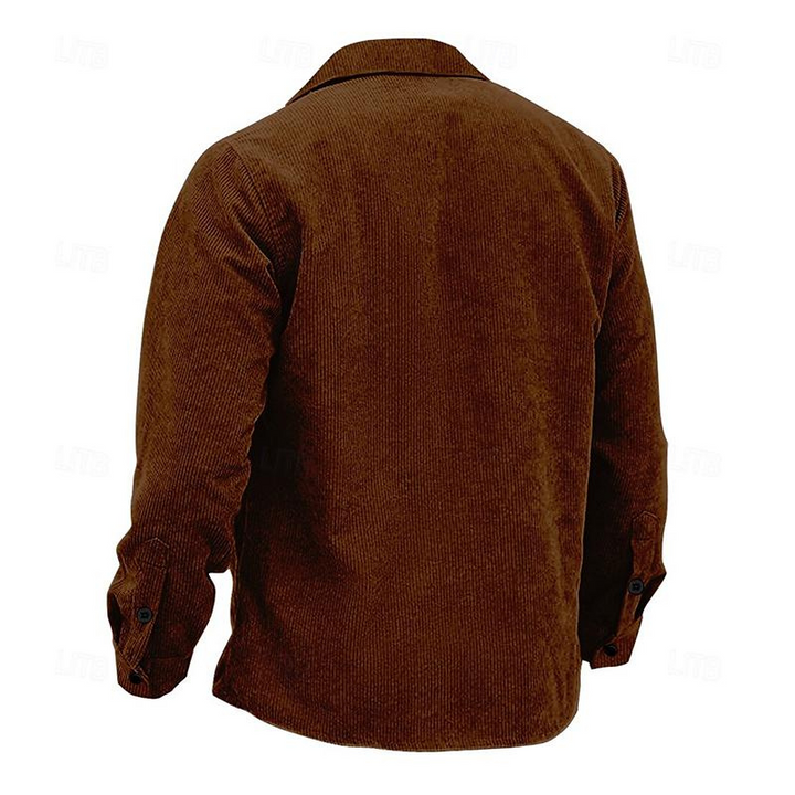 Men's winter Jacket | Casual Shirt Jacket | Colorblock Streetwear Look