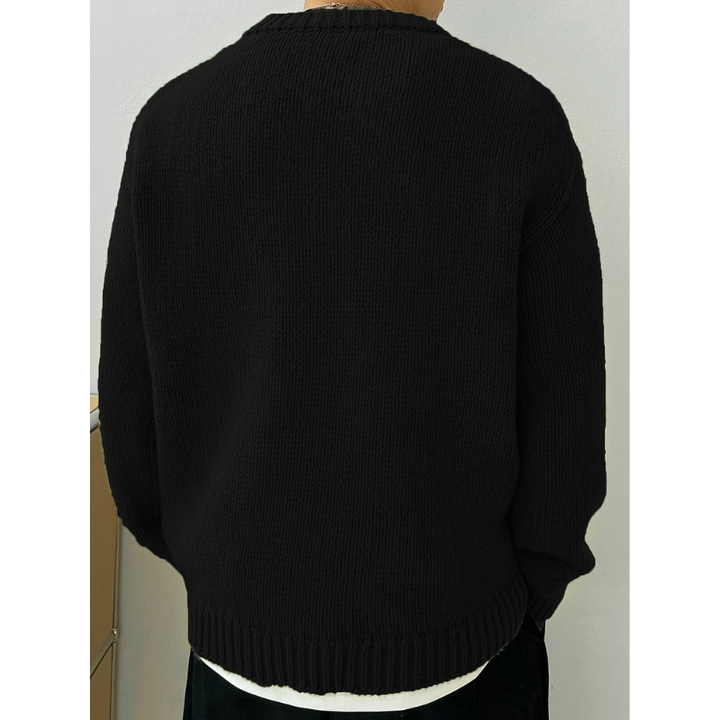 Men’s Sweatshirt | Knitted Style | Round Neck Jumper | Mens Clothing
