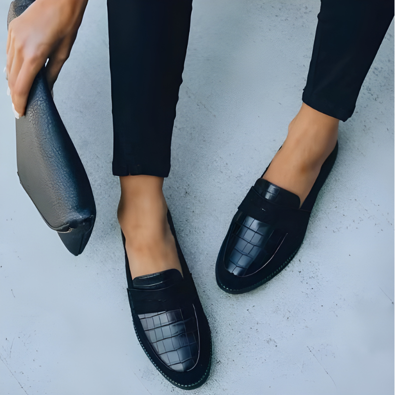 Women’s Shoes | Black Loafers | Elegant Comfortable Style