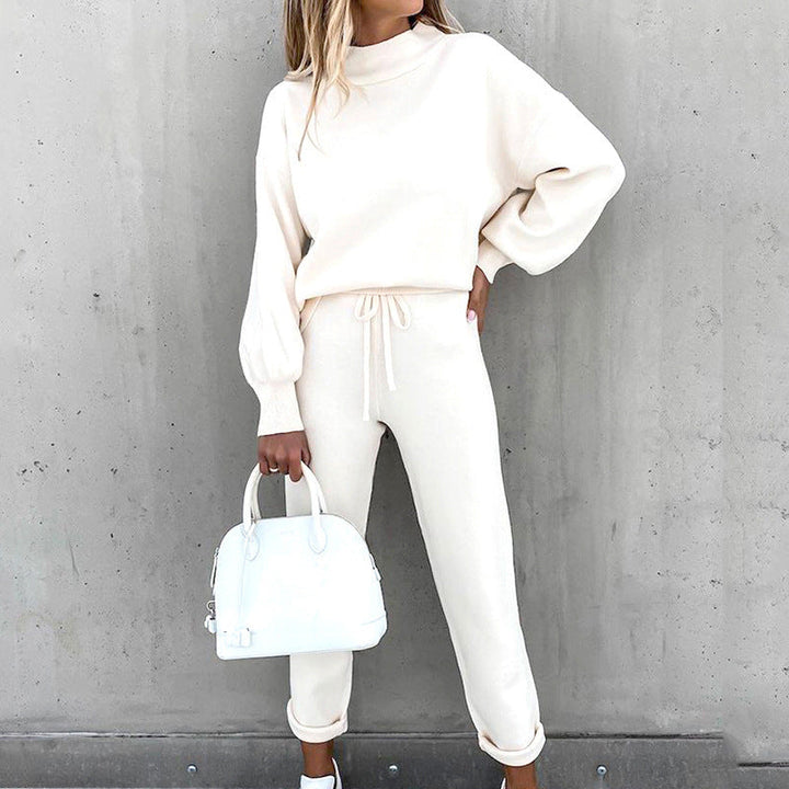 Women's Two-Piece Set | Loose Fit Sweatshirt & Pencil Pants | Casual Loungewear