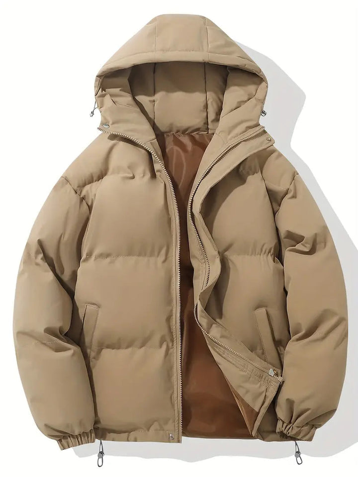Men’s Winter Jacket | Thick Warm Hooded Puffer Coat | Windproof Parka