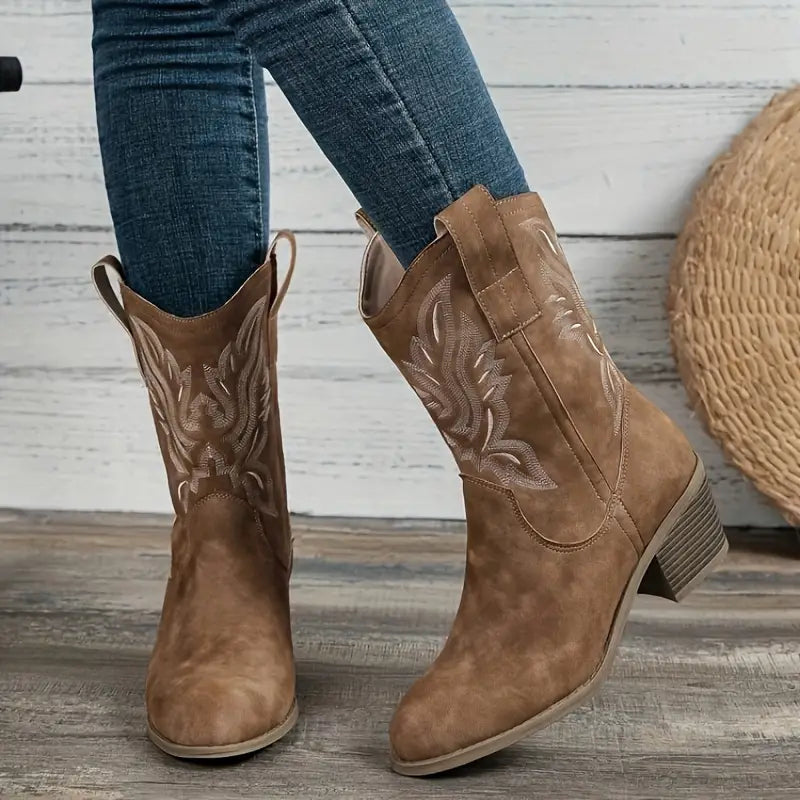 Women’s Shoes | Knee High Boots | Western Cowgirl Design