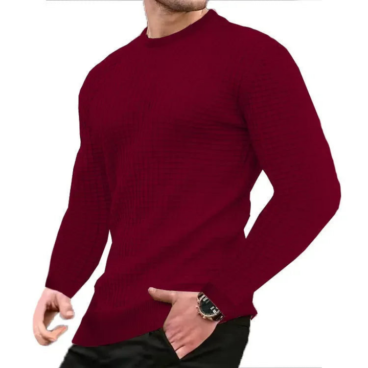Men’s Sweatshirt | Casual Knit Long Sleeve | Fall & Winter Pullover