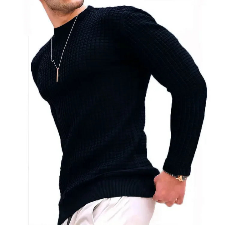 Men’s Sweatshirt | Casual Knit Long Sleeve | Fall & Winter Pullover