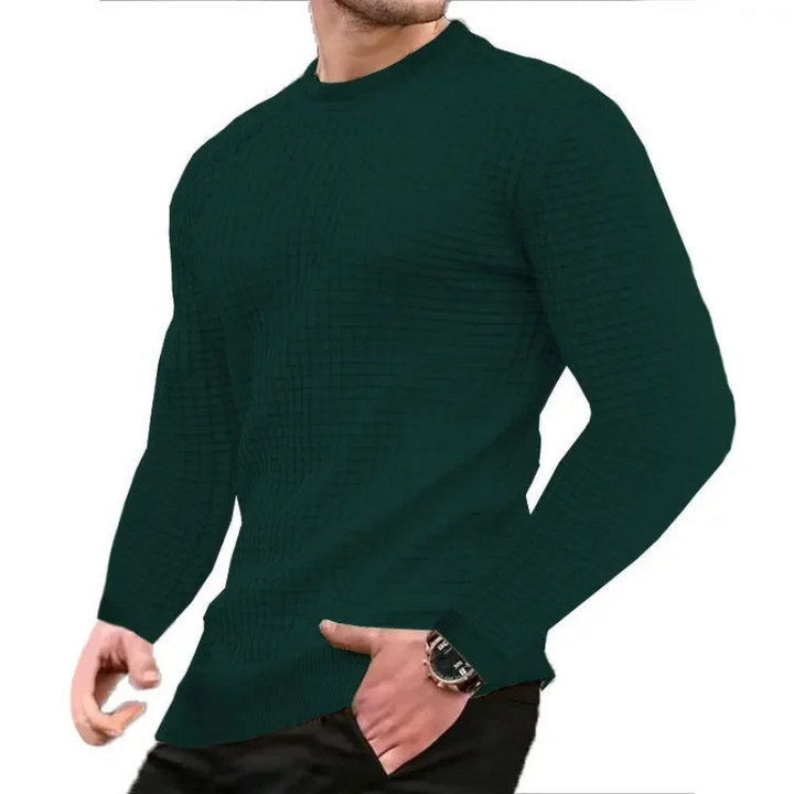 Men’s Sweatshirt | Casual Knit Long Sleeve | Fall & Winter Pullover