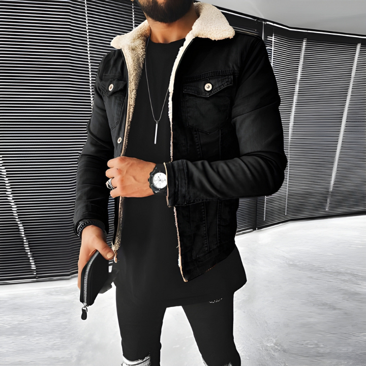 Men’s winter Jacket | Denim Lined Casual Coat | Everyday Winter Wear
