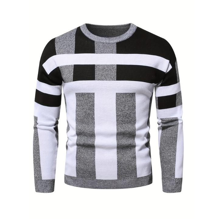 Men’s Sweatshirt | Winter Knit Mens Clothing | Round Neck