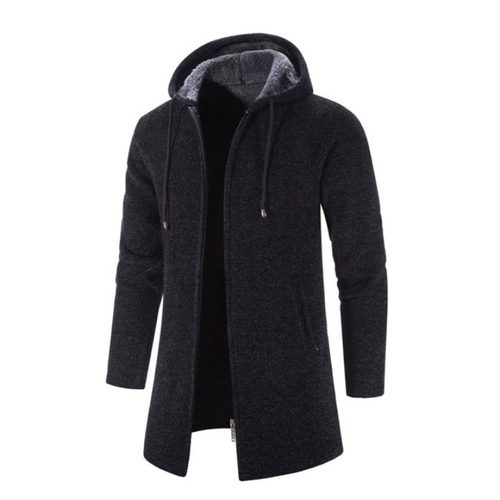 Men’s winter Jacket | Hooded Cardigan Zip Outerwear | Casual Daily Wear