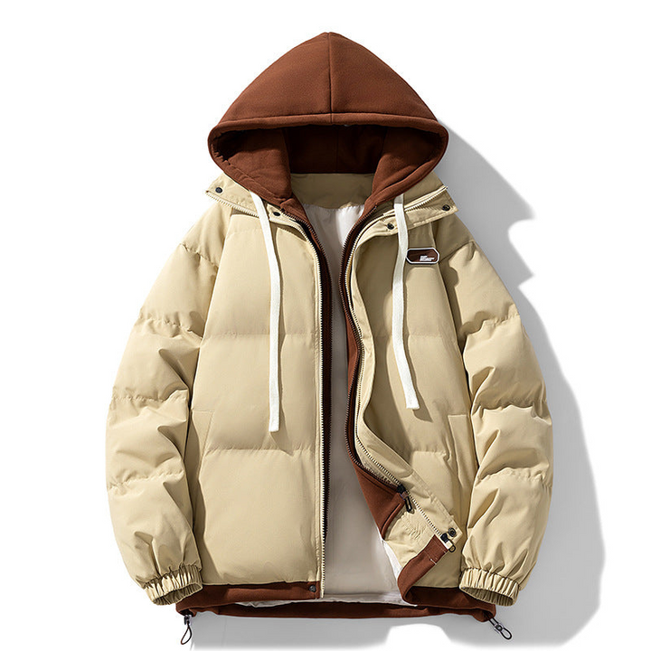 Men's Winter Jacket | Windproof Jacket with Hood | Casual