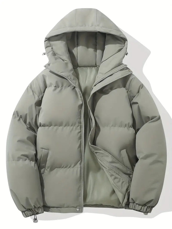 Men’s Winter Jacket | Thick Warm Hooded Puffer Coat | Windproof Parka