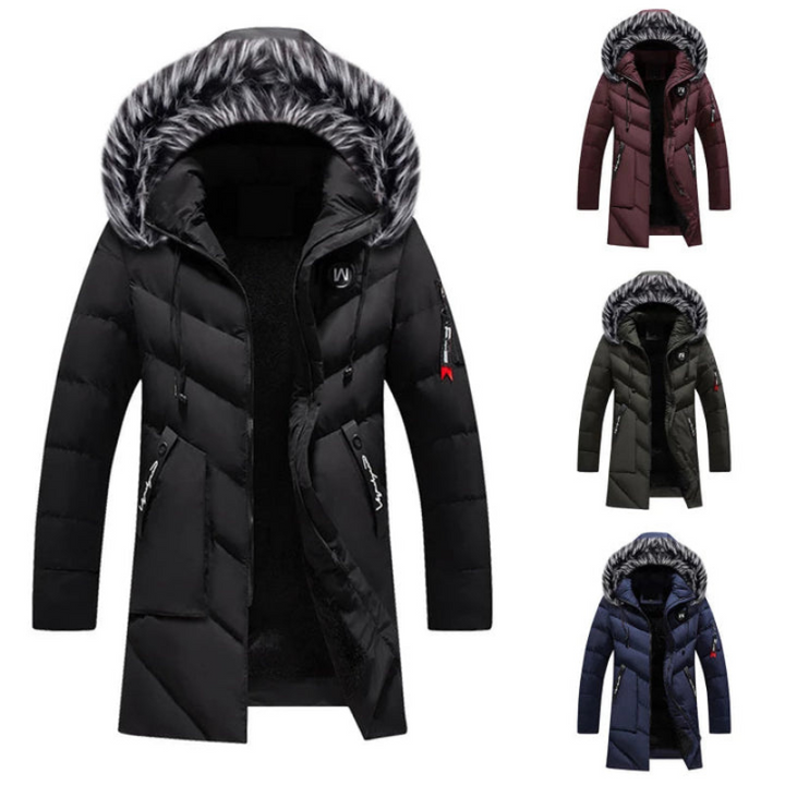 Men’s Winter Jacket | Winter Coat with Hood | Padded Casual Wear