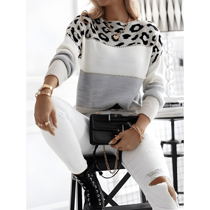 Women’s Jumpers | Winter Clothing | Knitted Leopard Style