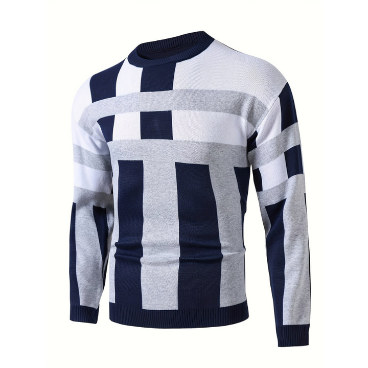 Men’s Sweatshirt | Winter Knit Mens Clothing | Round Neck