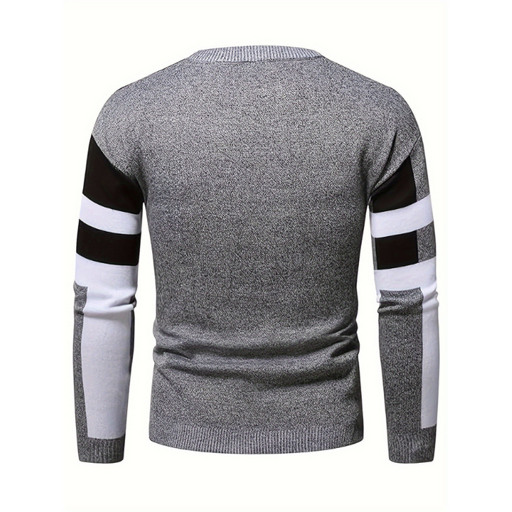 Men’s Sweatshirt | Winter Knit Mens Clothing | Round Neck