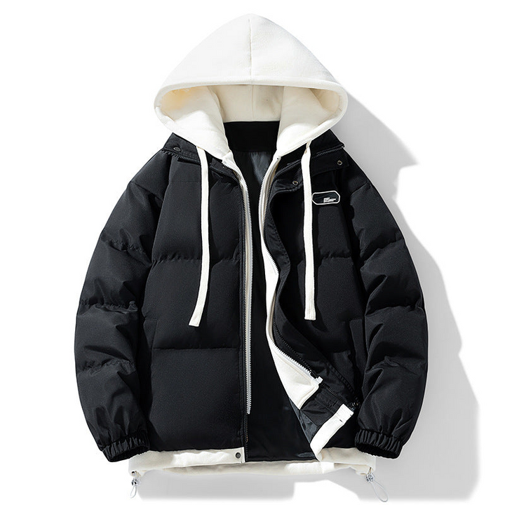 Men's Winter Jacket | Windproof Jacket with Hood | Casual