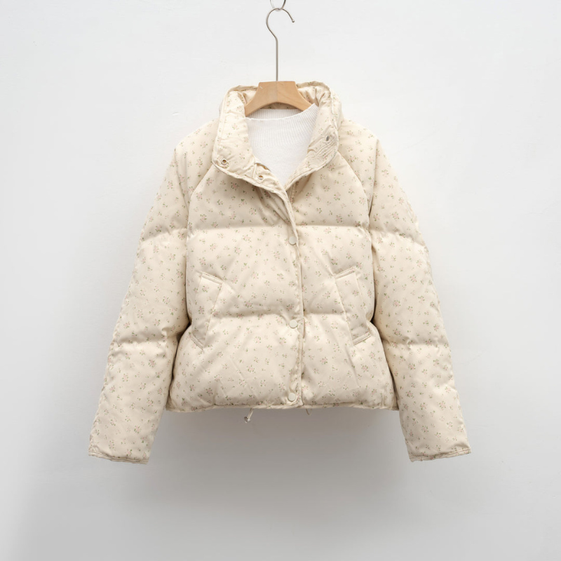 Women’s Jackets | Floral Puffer Jacket | Stylish Winter Clothing