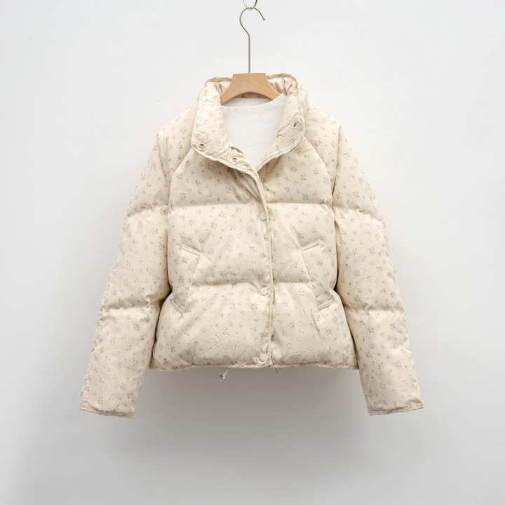 Women’s Jackets | Floral Puffer Jacket | Stylish Winter Clothing