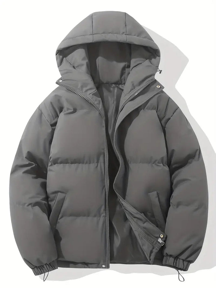 Men’s Winter Jacket | Thick Warm Hooded Puffer Coat | Windproof Parka