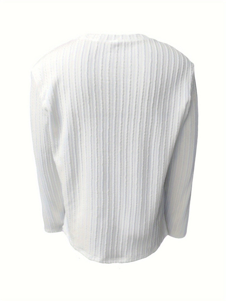 Men’s T-shirt | Slim Fit & Stretch | Long Sleeves | For Autumn & Winter