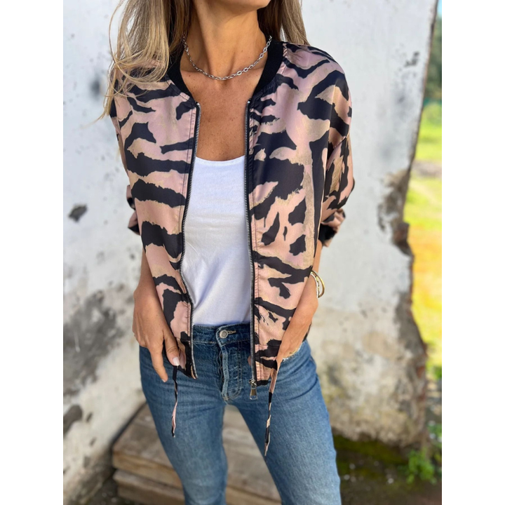 Women’s Jacket | Sporty Bomber Style | Trendy Clothing