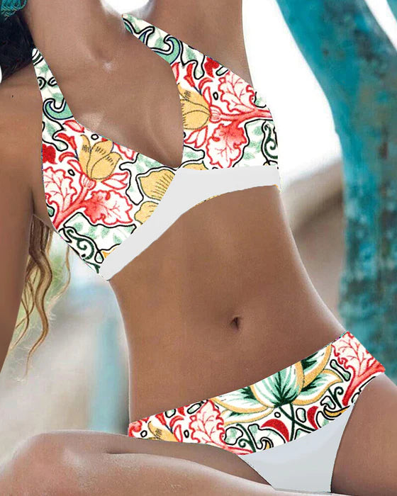 Bikini Set for Women | Floral & High-Waisted | Two-Piece | Summer Design