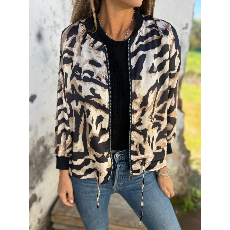 Women’s Jacket | Sporty Bomber Style | Trendy Clothing