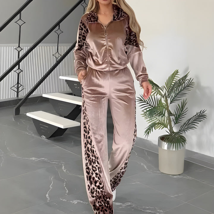 Women's Tracksuits | Leopard Lounge Set | Modern Clothing