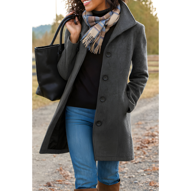 Women’s Coat | Long Trench Dresses | Elegant Winter Clothing