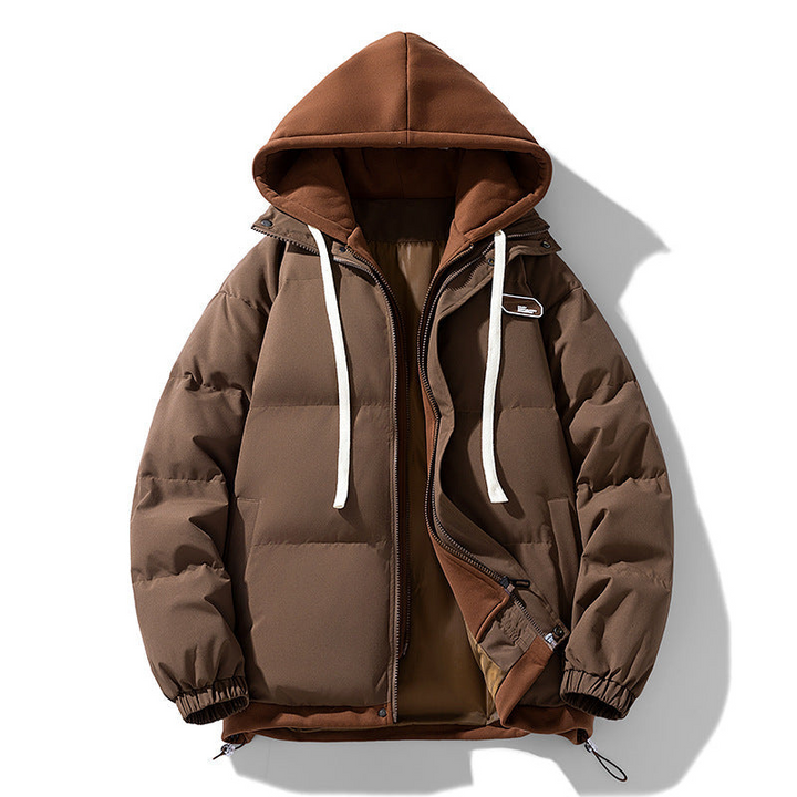 Men's Winter Jacket | Windproof Jacket with Hood | Casual