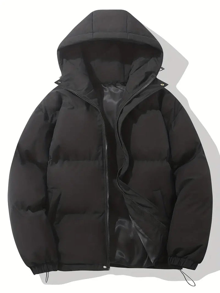 Men’s Winter Jacket | Thick Warm Hooded Puffer Coat | Windproof Parka