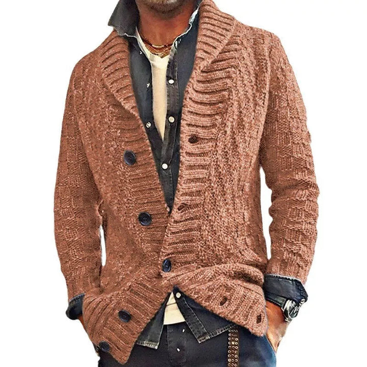 Men’s Winter Jacket | Knitted Design | Thick & Warm Knitwear