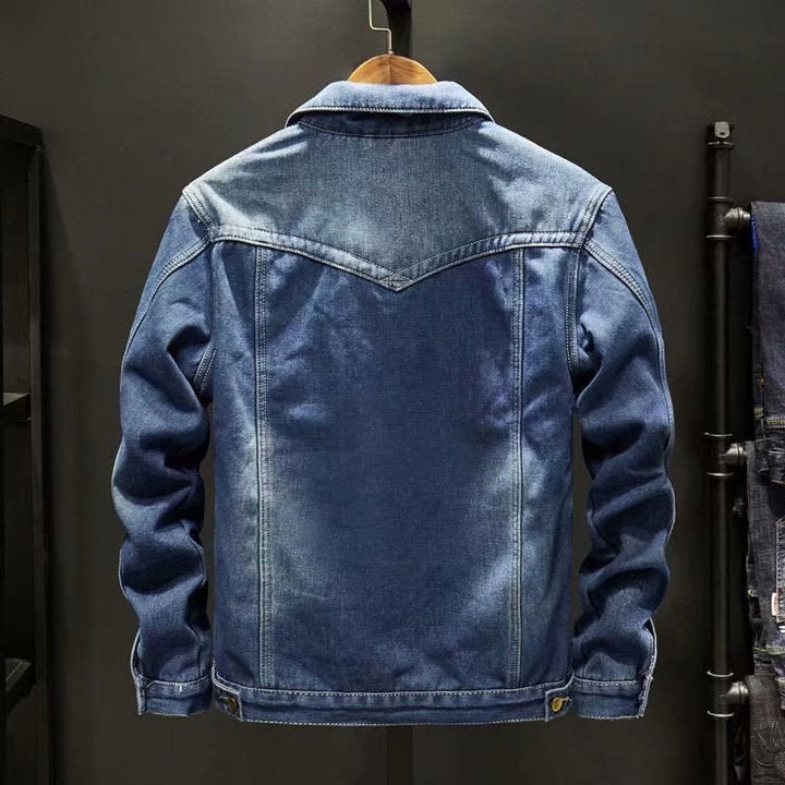 Men’s Winter Jacket | Classic Denim Style | Warm & Stylish Clothing