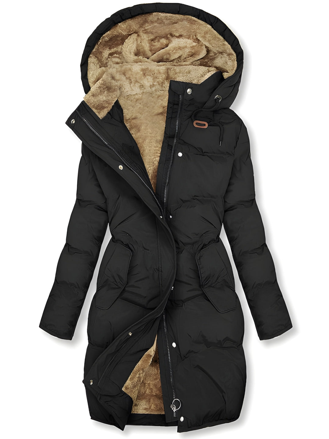 Women’s Winter Coat | Hooded Long | Slim Fit Warm Jacket