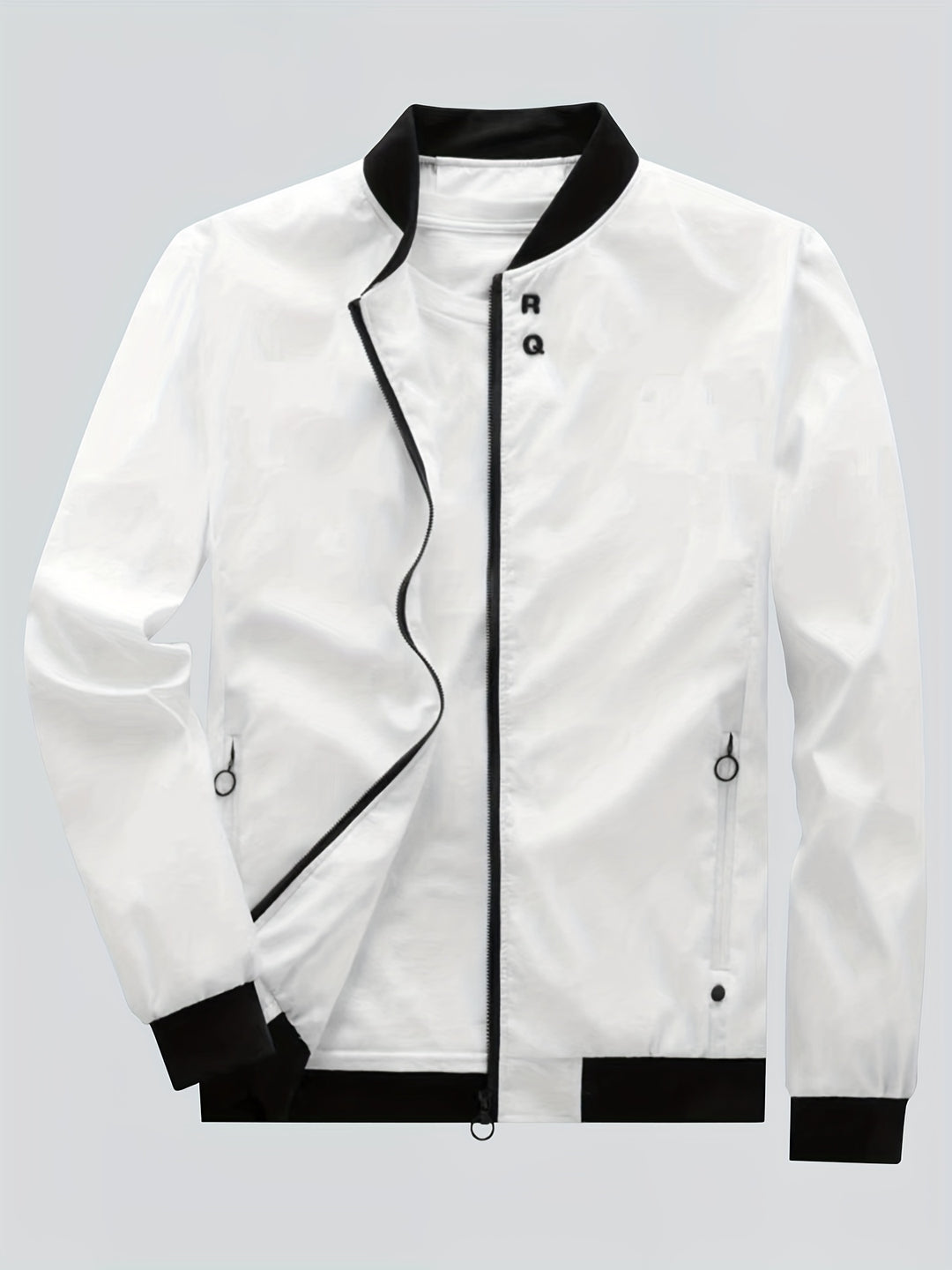 Men's Jacket | Classic Design with Stand-Up Collar | Lightweight & Washable
