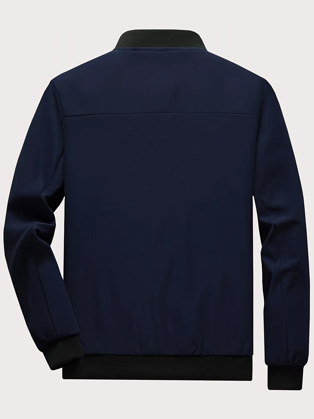 Men's Jacket | Classic Design with Stand-Up Collar | Lightweight & Washable